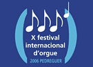 X festival internacional d'orgue - 2006 Pedreguer