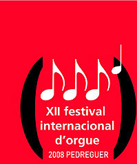 XII Festival Internacional d'orgue. 2008 Pedreguer.